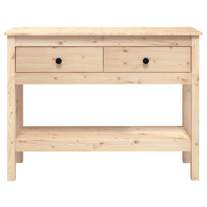 Tavolo Consolle 100x35x75 cm in Legno Massello di Pino - homemem39