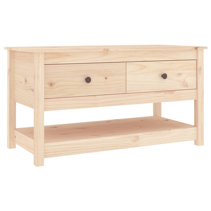 Tavolino da Salotto 102x49x55 cm in Legno Massello di Pino | homemem39