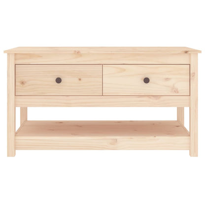 Tavolino da Salotto 102x49x55 cm in Legno Massello di Pino | homemem39
