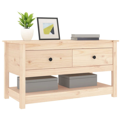 Tavolino da Salotto 102x49x55 cm in Legno Massello di Pino | homemem39