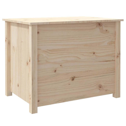 Tavolino da Salotto 71x49x55 cm in Legno Massello di Pino
