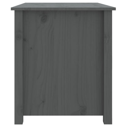 Tavolino da Salotto Grigio 71x49x55cm in Legno Massello di Pino | homemem39