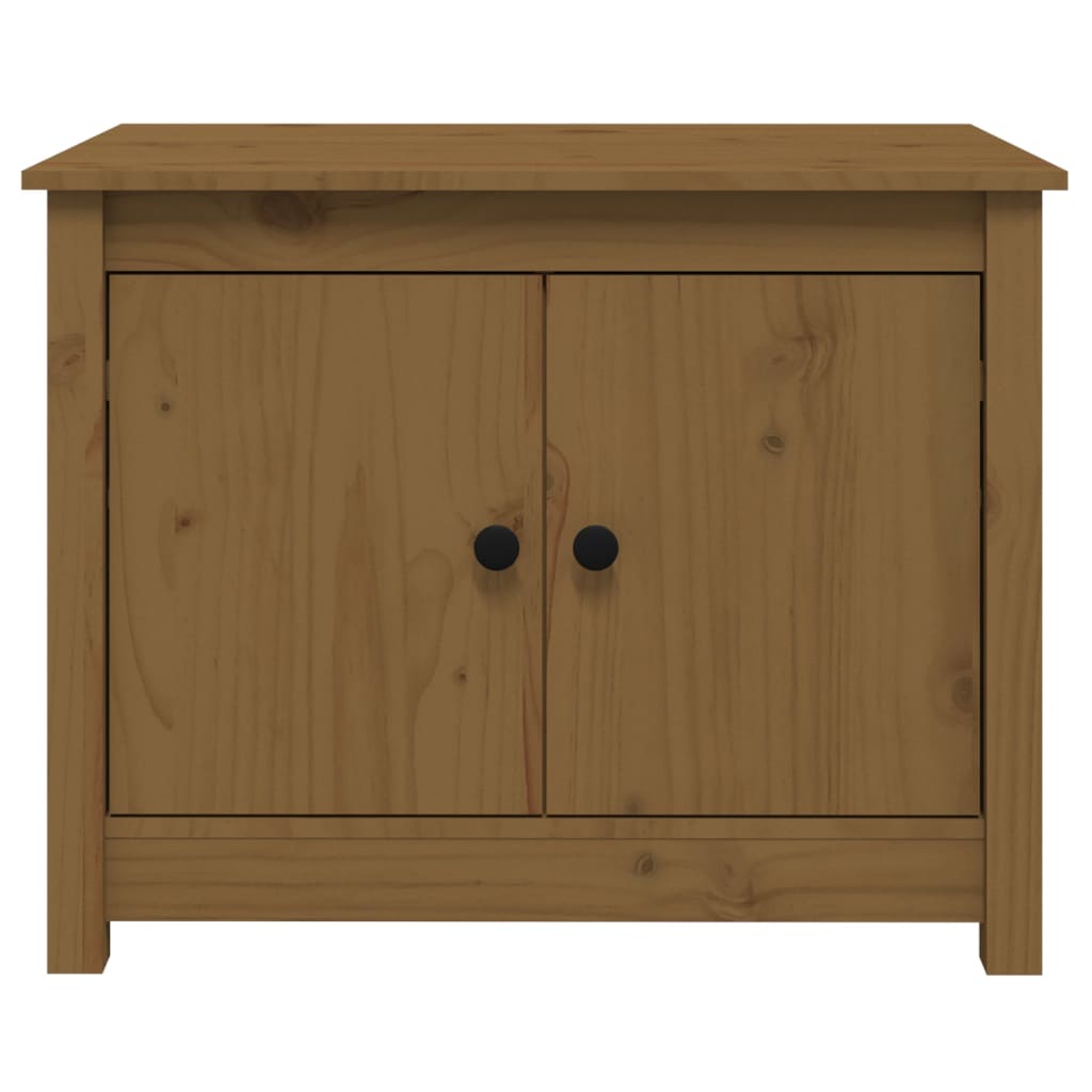 Tavolino da Salotto ambra 71x49x55 cm in Legno Massello di Pino | homemem39