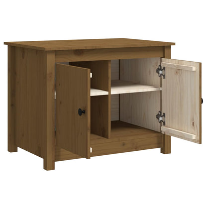 Tavolino da Salotto ambra 71x49x55 cm in Legno Massello di Pino | homemem39