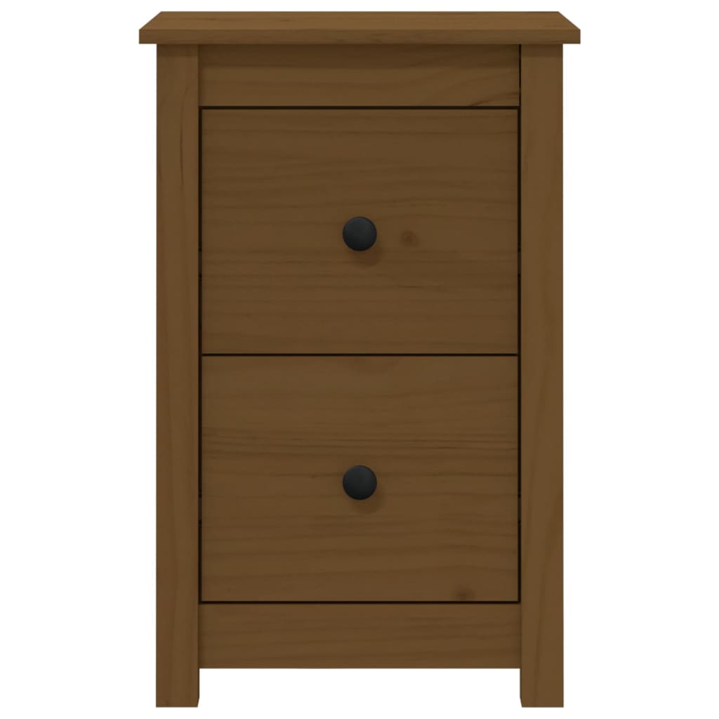 Comodino ambra 40x35x61,5 cm in Legno Massello di Pino - homemem39