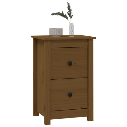 Comodino ambra 40x35x61,5 cm in Legno Massello di Pino - homemem39