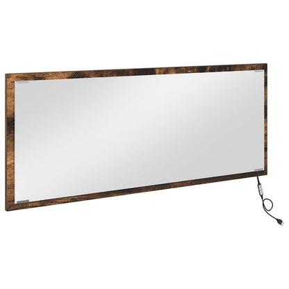 Specchio Rovere fumé 90 x 8,5 x 37 cm Legno multistrato | homemem39