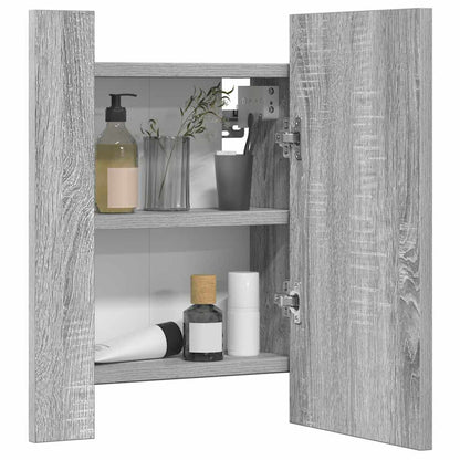 Mobile da Bagno Grigio Sonoma 40x12x45cm in Legno Multistrato | homemem39