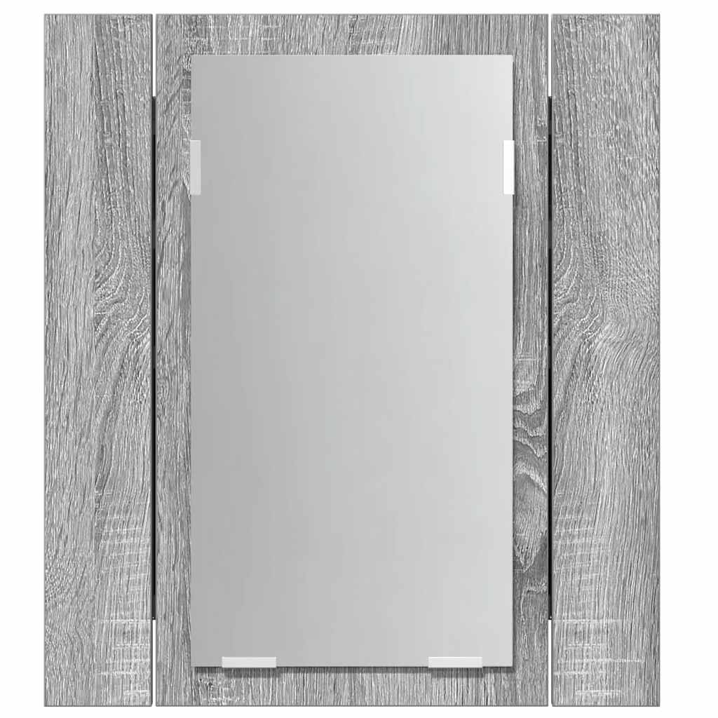 Mobile da Bagno Grigio Sonoma 40x12x45cm in Legno Multistrato | homemem39