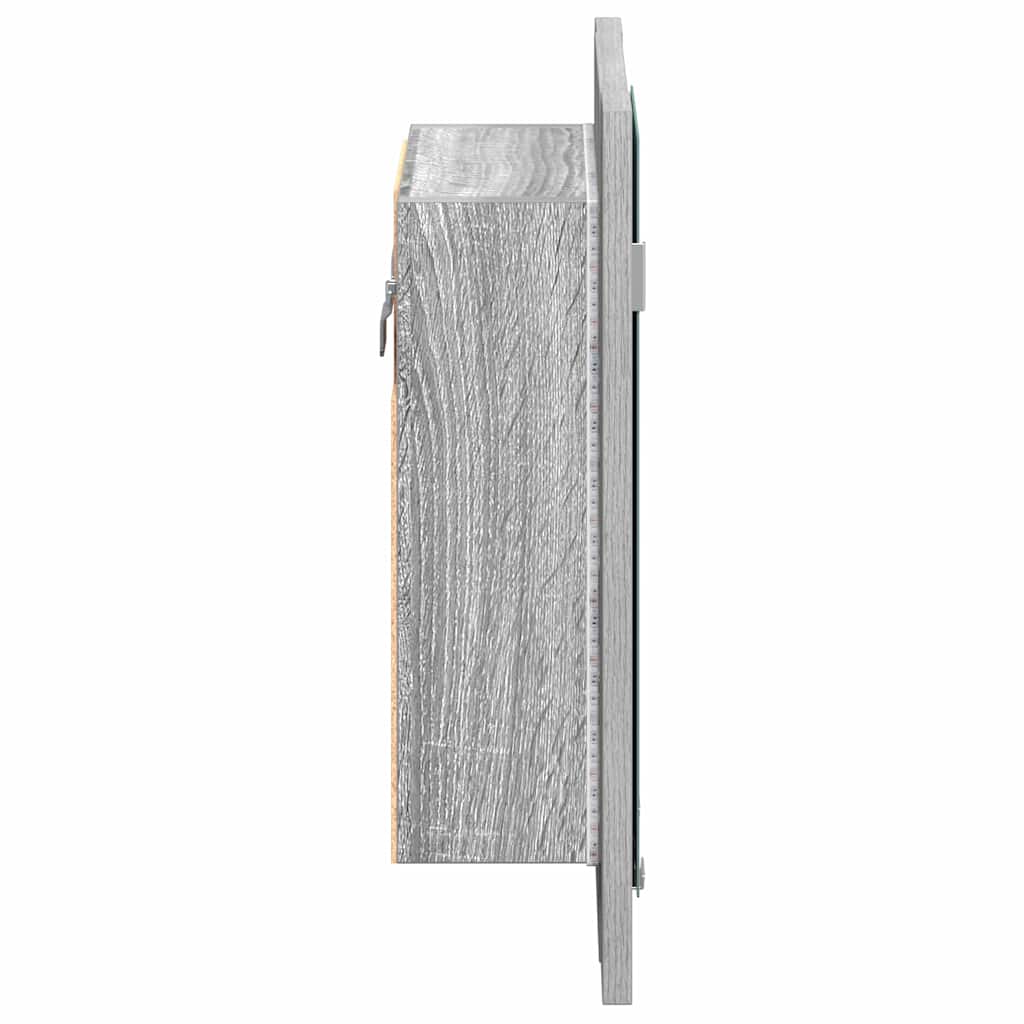 Mobile da Bagno Grigio Sonoma 40x12x45cm in Legno Multistrato | homemem39
