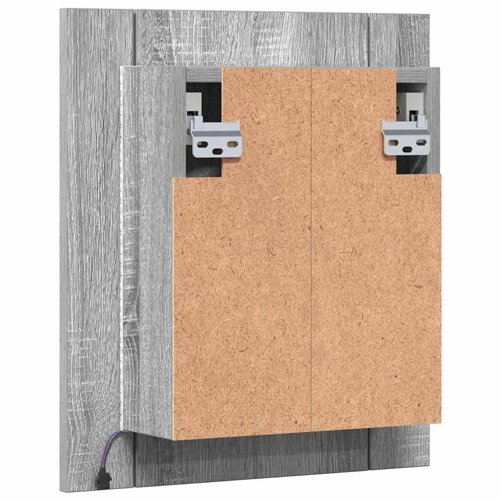 Mobile da Bagno Grigio Sonoma 40x12x45cm in Legno Multistrato | homemem39