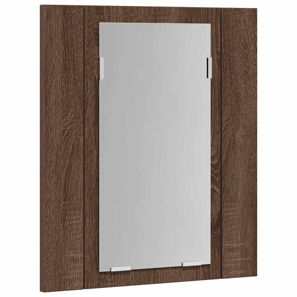 Mobile Bagno Specchio LED 40x12x45cm Multistrato