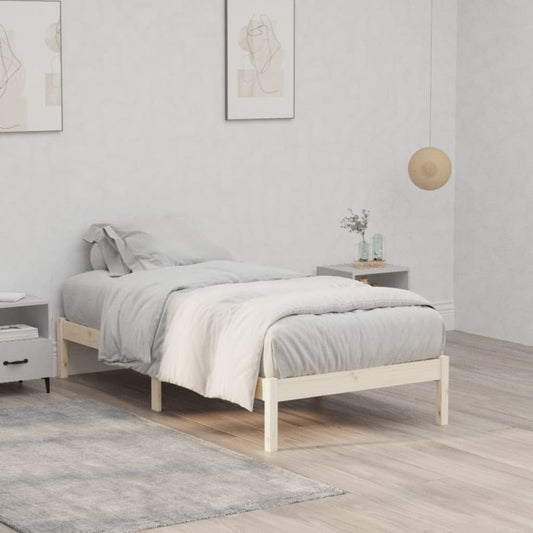 Giroletto senza Materasso 100x190 cm in Legno di Pino Doppio | homemem39