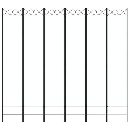 Divisorio a 6 Pannelli Bianco 240x200 cm Tessuto | homemem39