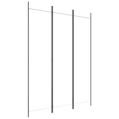 Divisorio a 3 Pannelli bianco 150x200 cm in Tessuto