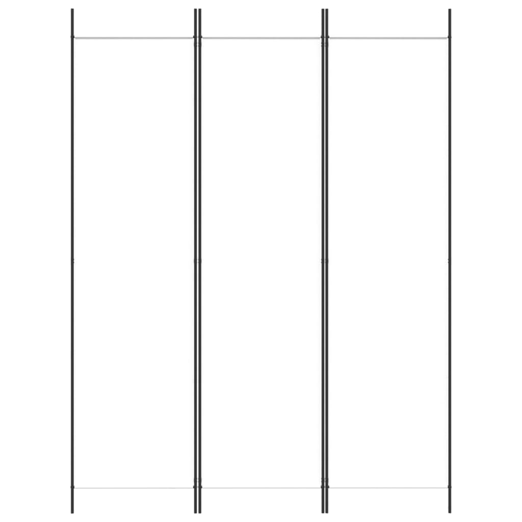 Divisorio a 3 Pannelli bianco 150x200 cm in Tessuto | homemem39