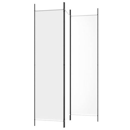 Divisorio a 3 Pannelli bianco 150x200 cm in Tessuto | homemem39