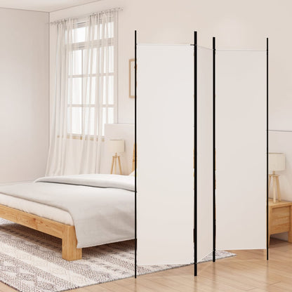 Divisorio a 3 Pannelli bianco 150x200 cm in Tessuto | homemem39
