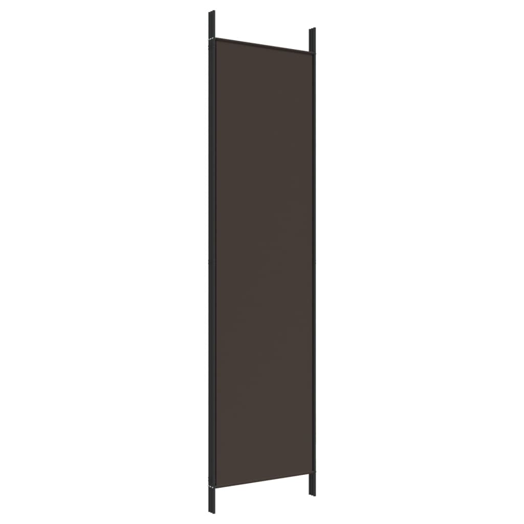 Divisorio a 3 Pannelli Marrone 150x200 cm in Tessuto | homemem39