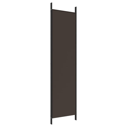 Divisorio a 3 Pannelli Marrone 150x200 cm in Tessuto | homemem39