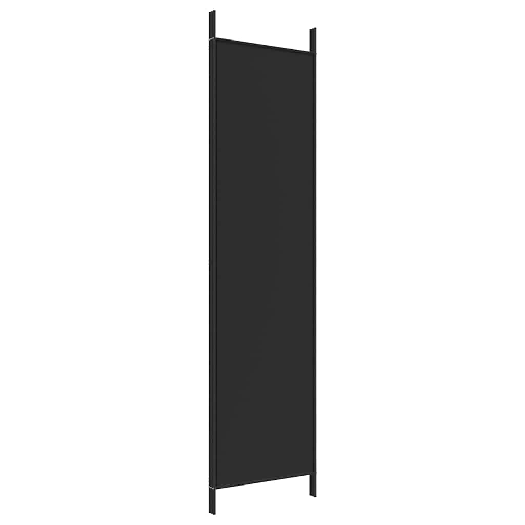 Divisorio a 3 Pannelli Nero 150x200 cm in Tessuto | homemem39