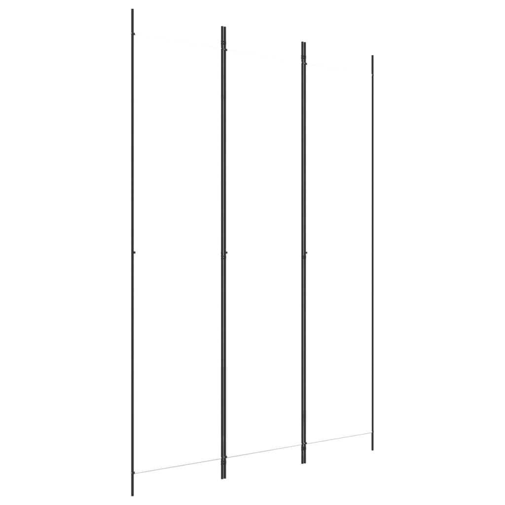 Divisorio a 3 Pannelli bianco 150x220 cm in Tessuto - homemem39