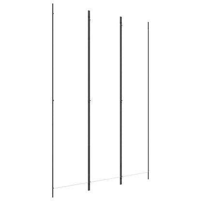 Divisorio a 3 Pannelli bianco 150x220 cm in Tessuto