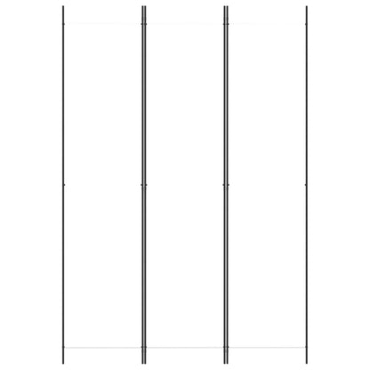Divisorio a 3 Pannelli bianco 150x220 cm in Tessuto