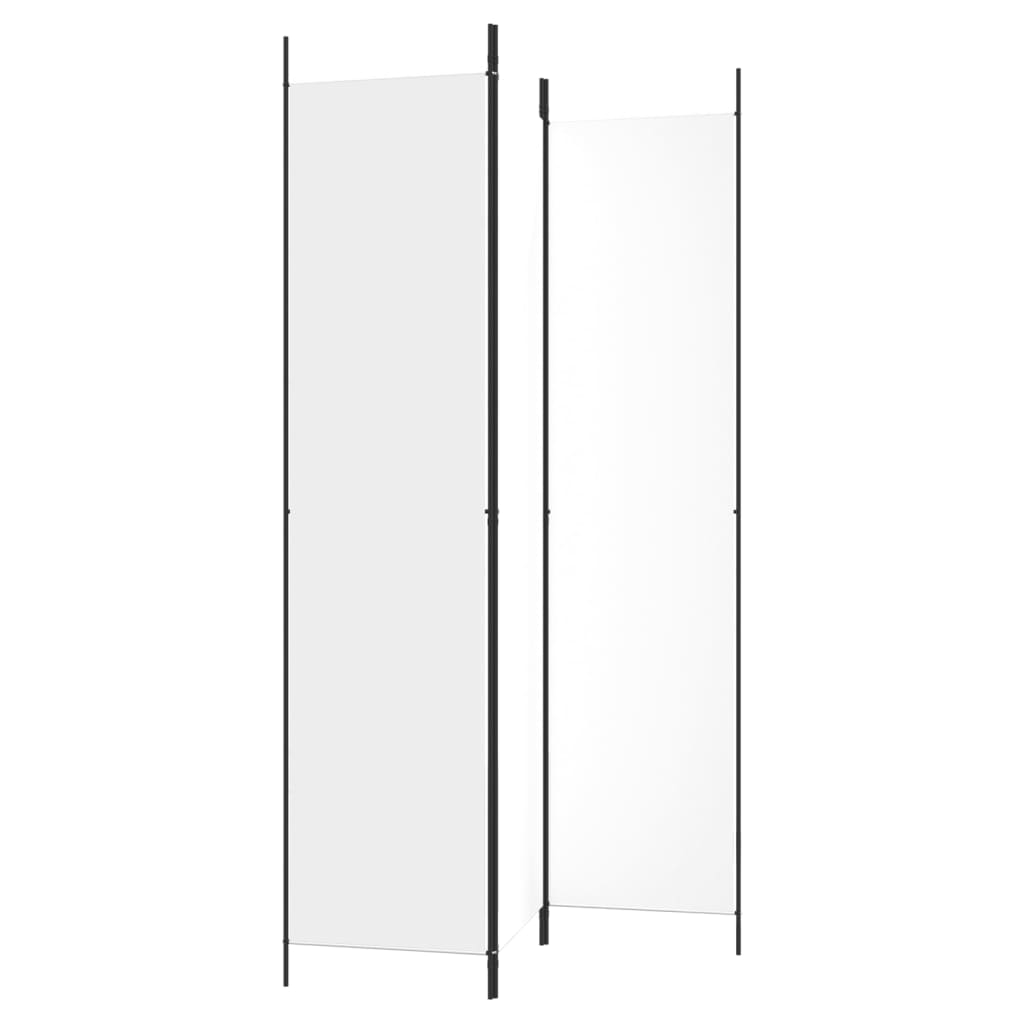 Divisorio a 3 Pannelli bianco 150x220 cm in Tessuto | homemem39