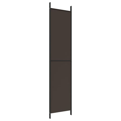 Divisorio a 3 Pannelli Marrone 150x220 cm in Tessuto - homemem39