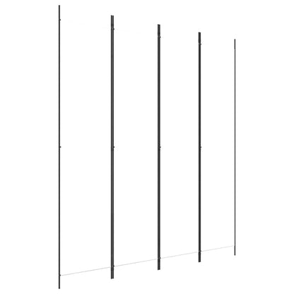 Divisorio a 4 Pannelli Bianco 200x220 cm Tessuto | homemem39