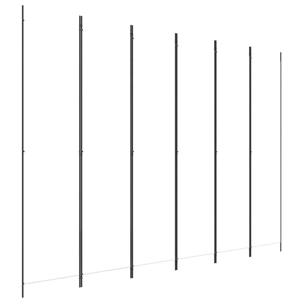 Divisorio a 4 Pannelli Bianco 300x220 cm Tessuto | homemem39