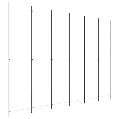 Divisorio a 4 Pannelli Bianco 300x220 cm Tessuto