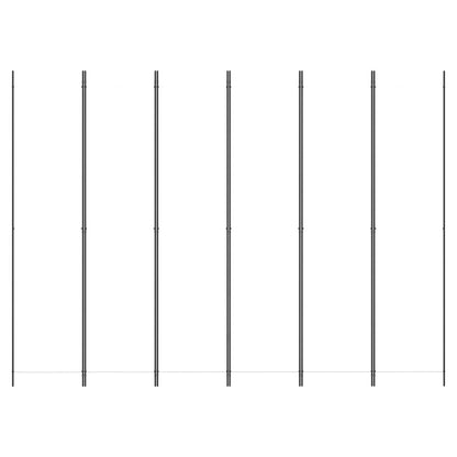 Divisorio a 4 Pannelli Bianco 300x220 cm Tessuto