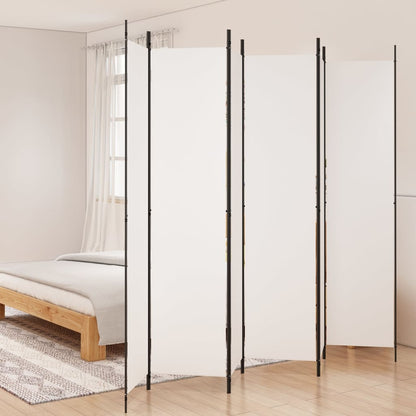 Divisorio a 4 Pannelli Bianco 300x220 cm Tessuto | homemem39