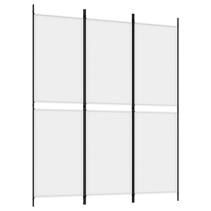 Divisorio a 3 Pannelli bianco 150x180 cm in Tessuto | homemem39