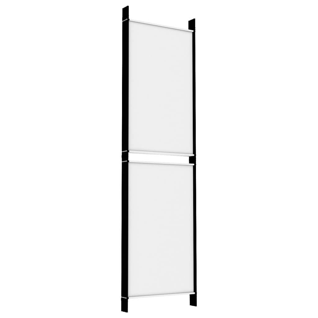 Divisorio a 5 Pannelli Bianco 250x180 cm Tessuto | homemem39