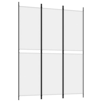Divisorio a 3 Pannelli bianco 150x200 cm in Tessuto | homemem39