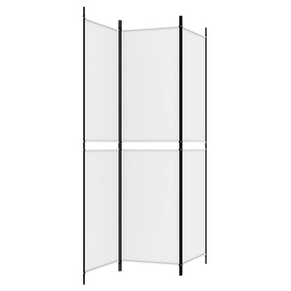 Divisorio a 3 Pannelli bianco 150x200 cm in Tessuto | homemem39
