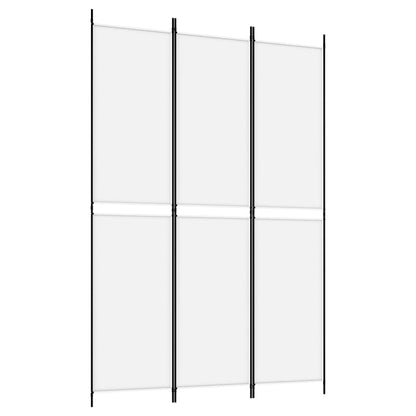 Divisorio a 3 Pannelli bianco 150x220 cm in Tessuto - homemem39