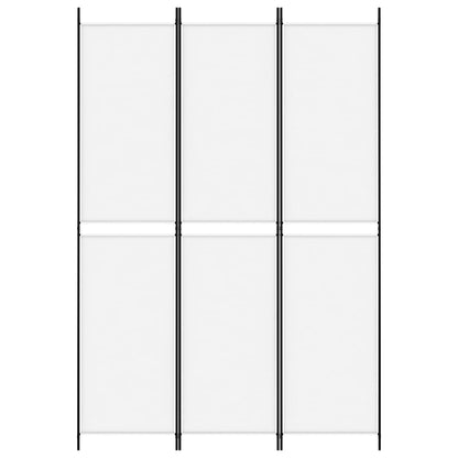 Divisorio a 3 Pannelli bianco 150x220 cm in Tessuto - homemem39