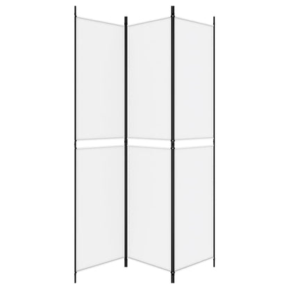 Divisorio a 3 Pannelli bianco 150x220 cm in Tessuto - homemem39