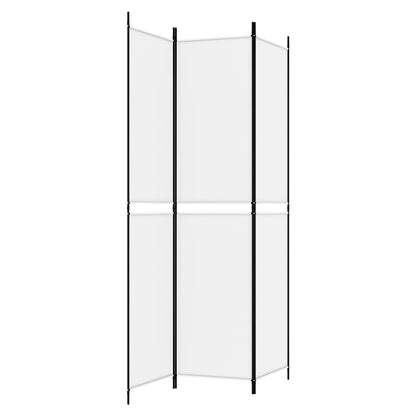 Divisorio a 3 Pannelli bianco 150x220 cm in Tessuto - homemem39