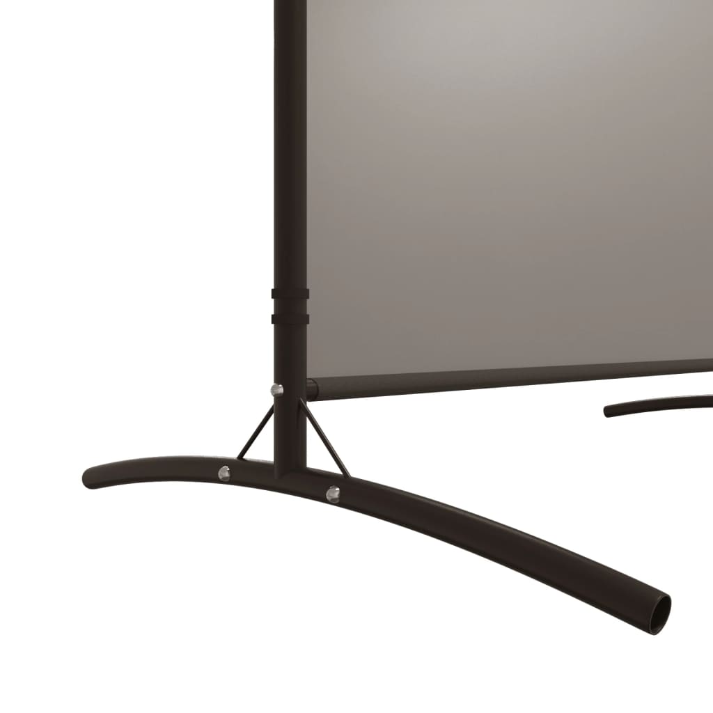 Divisorio a 2 Pannelli Antracite 175x180 cm Tessuto - homemem39