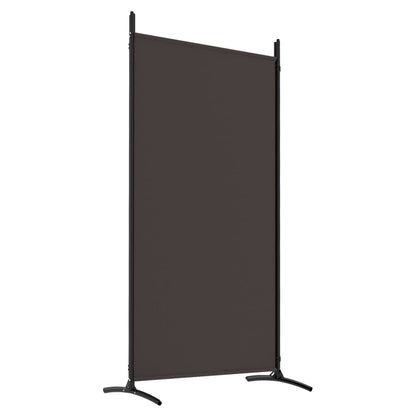 Divisorio a 4 Pannelli Marrone 346x180 cm in Tessuto | homemem39