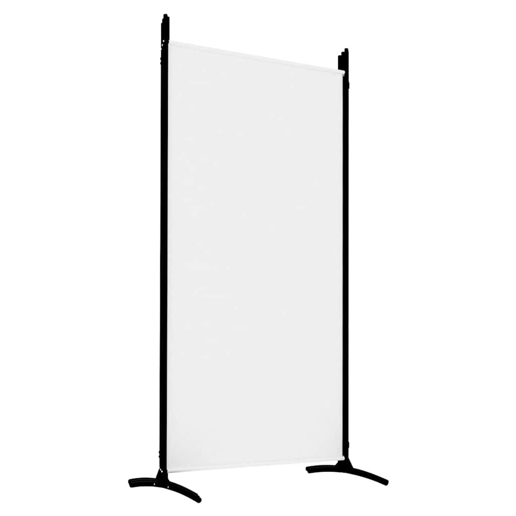 Divisorio a 5 Pannelli Bianco 433x180 cm Tessuto
