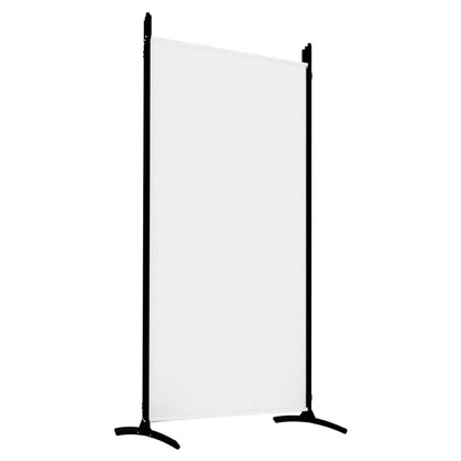 Divisorio a 5 Pannelli Bianco 433x180 cm Tessuto - homemem39