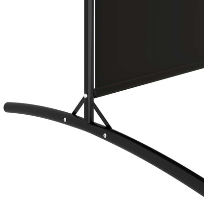 Divisorio a 5 Pannelli Nero 433x180 cm in Tessuto | homemem39