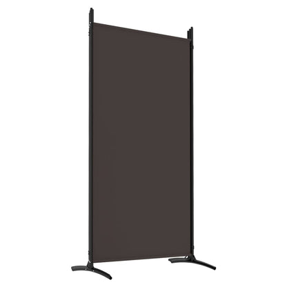 Divisorio a 6 Pannelli Marrone 520x180 cm in Tessuto - homemem39