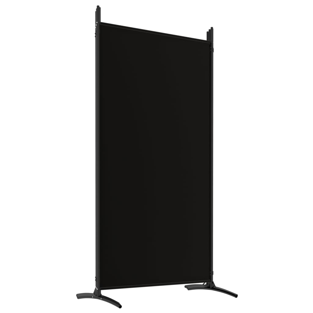 Divisorio a 6 Pannelli Nero 520x180 cm in Tessuto - homemem39